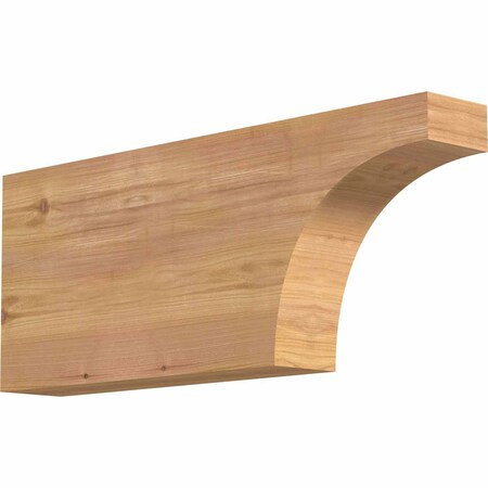 Ekena Millwork Huntington Smooth Rafter Tail, Western Red Cedar, 3 1/2"W x 10"H x 24"L RFT04X10X24HUN00SWR